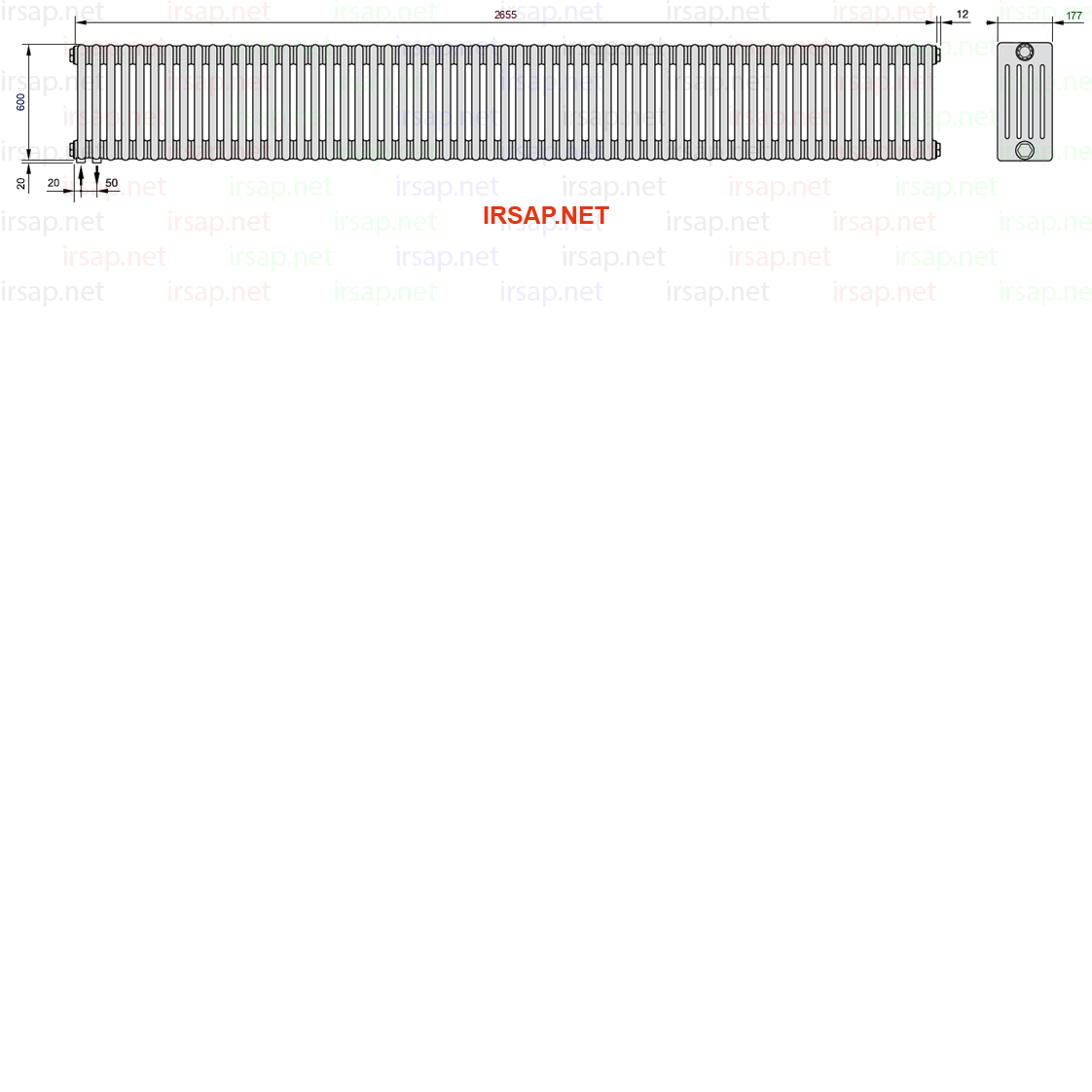 Радиатор IRSAP Tesi 50600/59 T18 CL 01